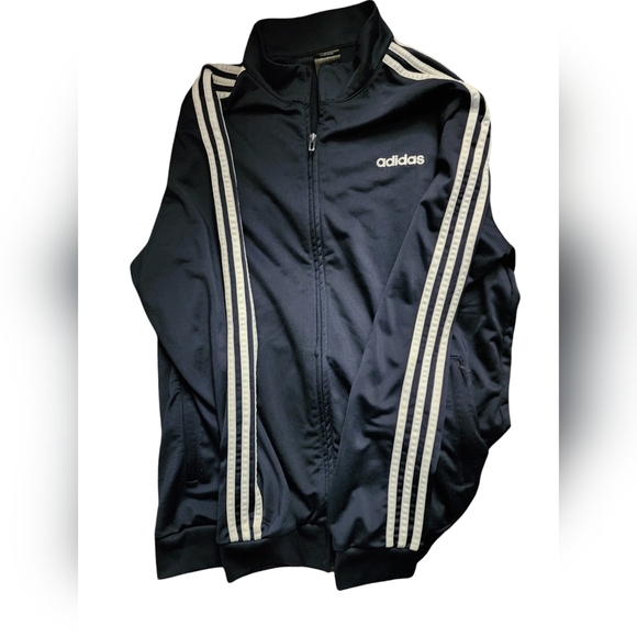 MENS Adidas Originals 3 stripe Track Jacket EUC - Picture 1 of 5